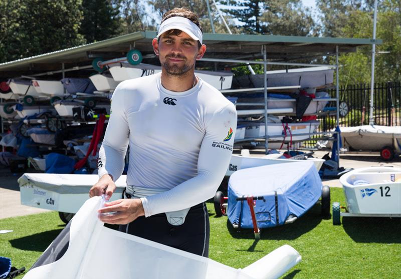 Stefano Marcia on day 1 of Sail Sydney 2015 photo copyright Robin Evans taken at Woollahra Sailing Club and featuring the ILCA 7 class