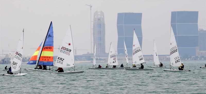 Qatar Sail the Gulf 2016 day 3 photo copyright Jayaram Korambil taken at Qatar Sailing & Rowing Federation and featuring the ILCA 7 class