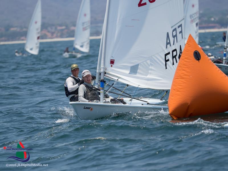 Jean-Baptiste Bernaz on day 3 of the Laser Worlds in Mexico photo copyright John Pounder / www.jldigitalmedia.zenfolio.com taken at Vallarta Yacht Club and featuring the ILCA 7 class