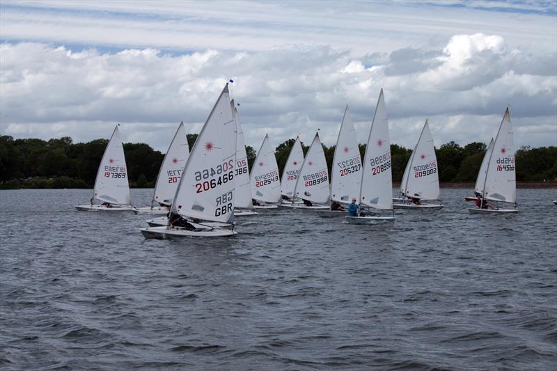 Lasers at Aldenham photo copyright Bryan Forbes taken at Aldenham Sailing Club and featuring the ILCA 7 class