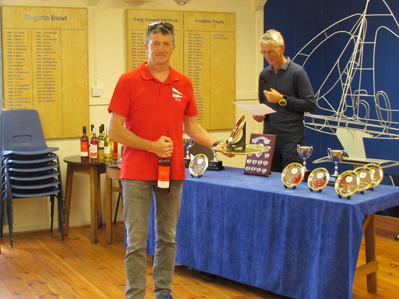 Ian Jones wins  the Ogston Laser Grand Prix photo copyright Dave Basford taken at Ogston Sailing Club and featuring the ILCA 7 class