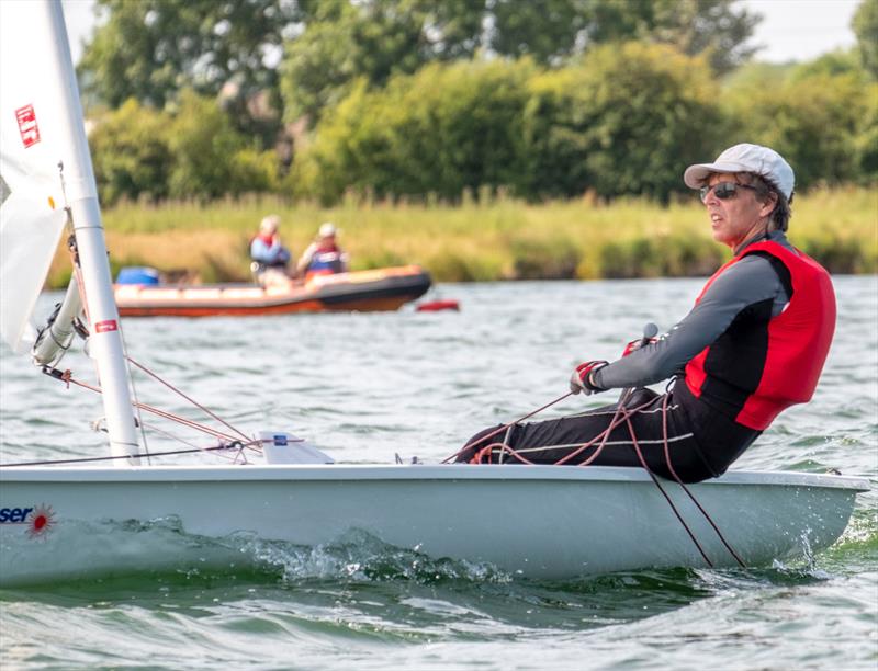 Paul Williamson finishes second in the Notts County SC Laser Open photo copyright David Eberlin taken at Notts County Sailing Club and featuring the ILCA 7 class