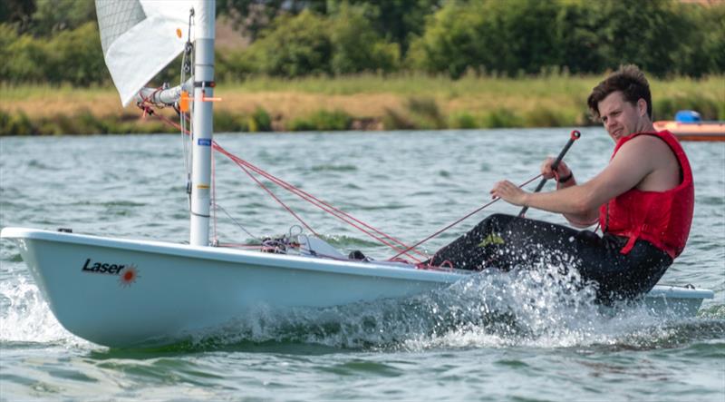 Craig Williamson from Staunton Harold SC wins the Notts County SC Laser Open photo copyright David Eberlin taken at Notts County Sailing Club and featuring the ILCA 7 class