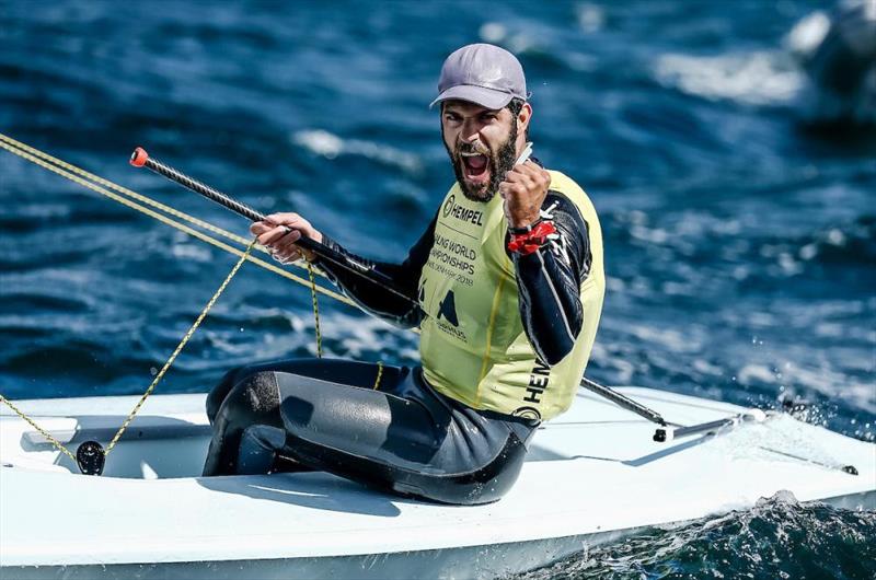 Laser gold for Pavlos Kontides (CYP) in the Hempel Sailing World Championships 2018 at Aarhus  - photo © Sailing Energy / World Sailing