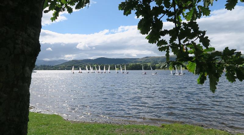 Lasers racing on Ullswater photo copyright Sue Giles taken at Ullswater Yacht Club and featuring the ILCA 7 class