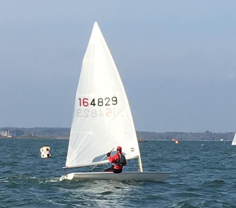 Keyhaven YC Spring Series Races 6 & 7 photo copyright Malcolm Lee taken at Keyhaven Yacht Club and featuring the ILCA 7 class