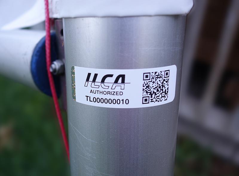 ILCA Authorized Decal - photo © ILCA