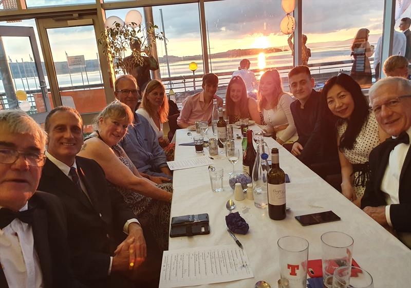 Gala dinner during the the Laser UK National Championships at Largs photo copyright Jon Emmett taken at Largs Sailing Club and featuring the ILCA 7 class