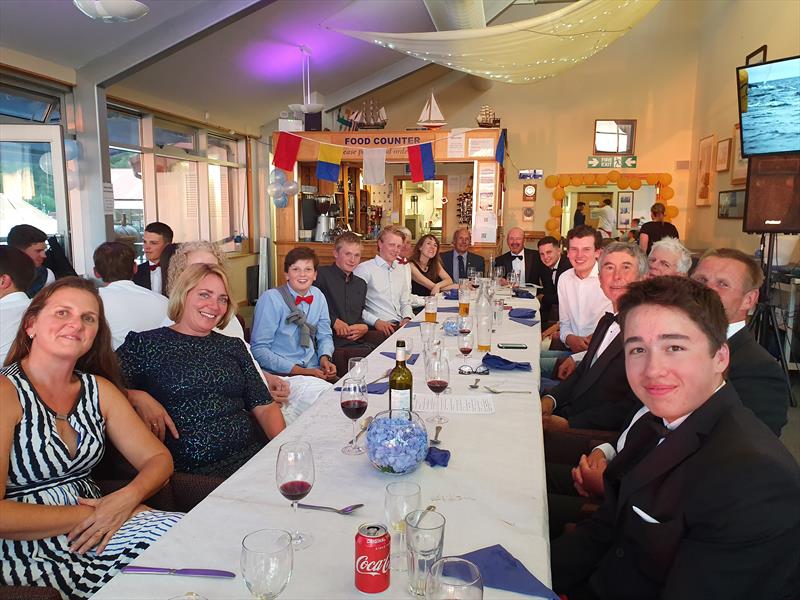 Gala dinner during the the Laser UK National Championships at Largs - photo © Jon Emmett