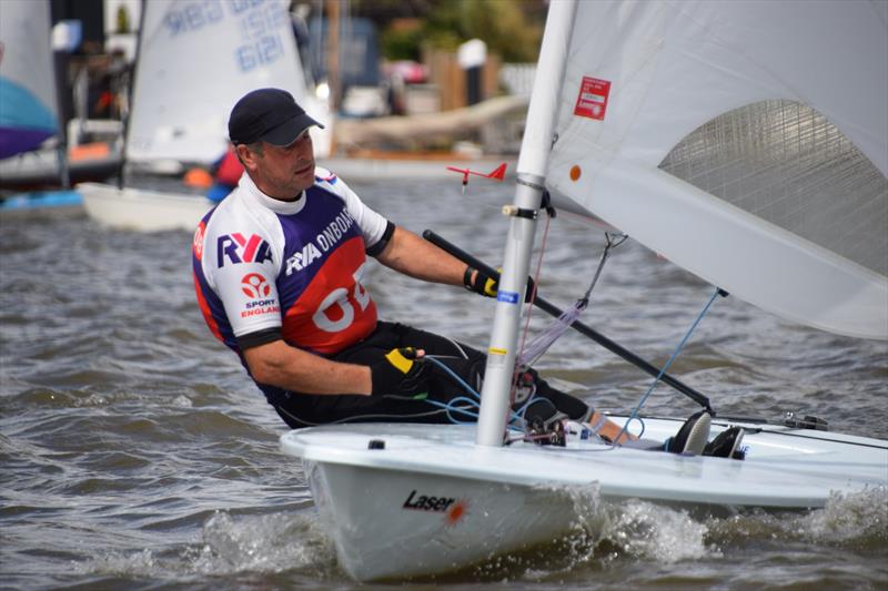 John Ling, Laser series winner during Oulton Week 2019 photo copyright Trish Barnes taken at Waveney & Oulton Broad Yacht Club and featuring the ILCA 7 class