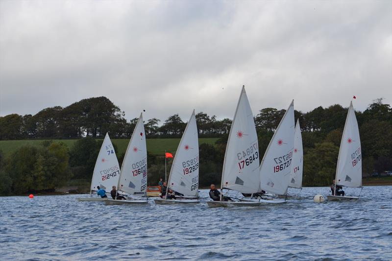 Racing gets under way in the Laser South Coast Grand Prix at Sutton Bingham photo copyright Saffron Gallagher taken at Sutton Bingham Sailing Club and featuring the ILCA 7 class