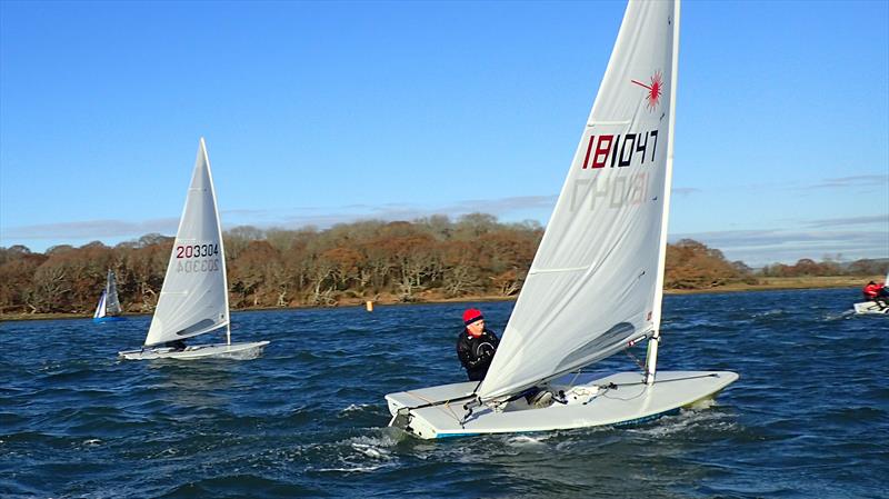 Chichester Yacht Club Frozen Toe Series day 3 photo copyright Paula Olliff taken at Chichester Yacht Club and featuring the ILCA 7 class