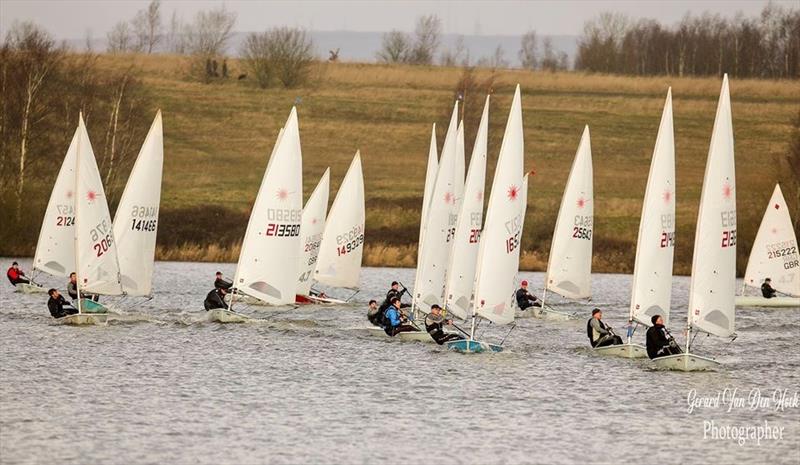 Leigh & Lowton Tipsy Icicle Week 2 photo copyright Gerard van den Hoek taken at Leigh & Lowton Sailing Club and featuring the ILCA 7 class