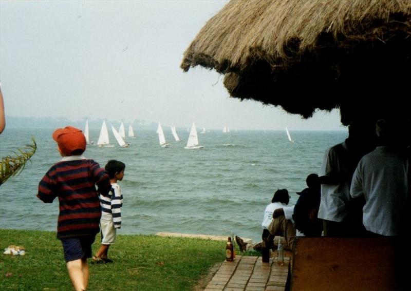 Laser race at Entebbe Sailing Club, Uganda - photo © Liz Potter
