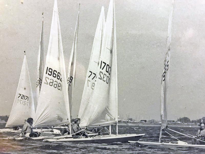 David Casele at Queen Mary SC in 1979 photo copyright UKLA Archive taken at Queen Mary Sailing Club and featuring the ILCA 7 class