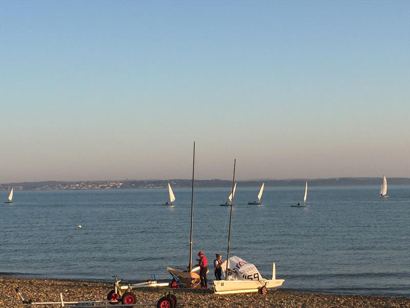 Stokes Bay SC restarts sailing photo copyright Emma Pearson taken at Stokes Bay Sailing Club and featuring the ILCA 7 class