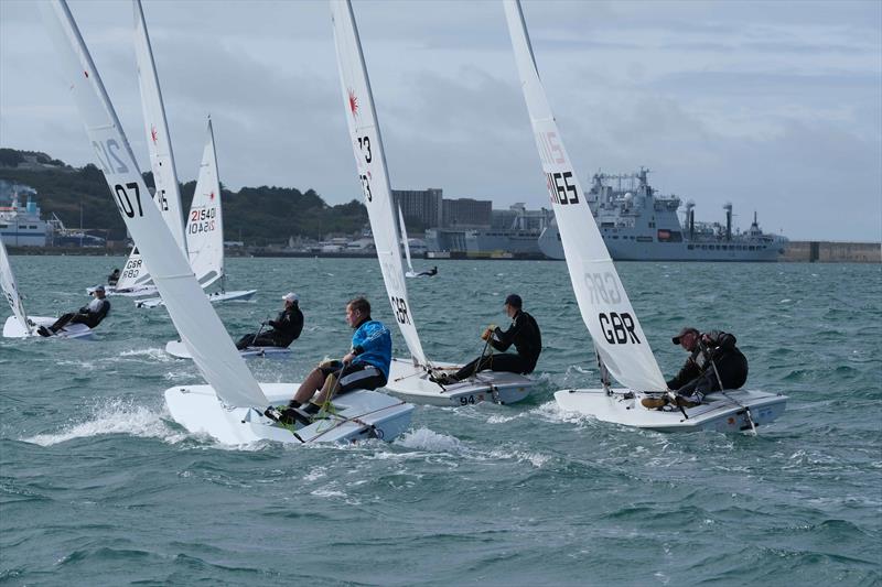 UKLA ILCA 7 Nationals at the WPNSA day 1 photo copyright Sam Pearce taken at Weymouth & Portland Sailing Academy and featuring the ILCA 7 class