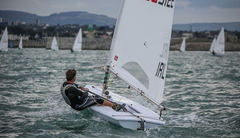 Roger O'Gorman during the ILCA / Laser Summer Series at Queen Mary Sailing Club photo copyright QMSC taken at Queen Mary Sailing Club and featuring the ILCA 7 class