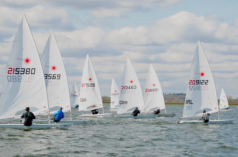 ILCA Spring Series at Queen Mary photo copyright Simon Winkley taken at Queen Mary Sailing Club and featuring the ILCA 7 class