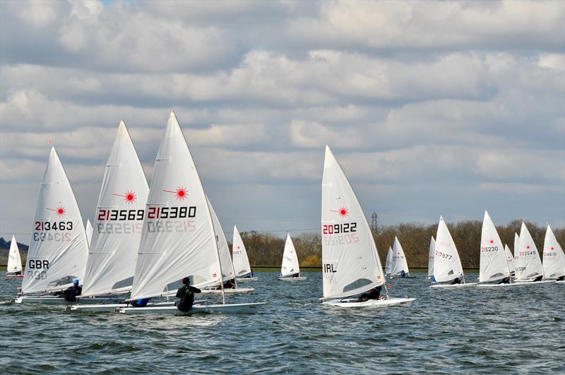 ILCA Spring Series at Queen Mary photo copyright Simon Winkley taken at Queen Mary Sailing Club and featuring the ILCA 7 class