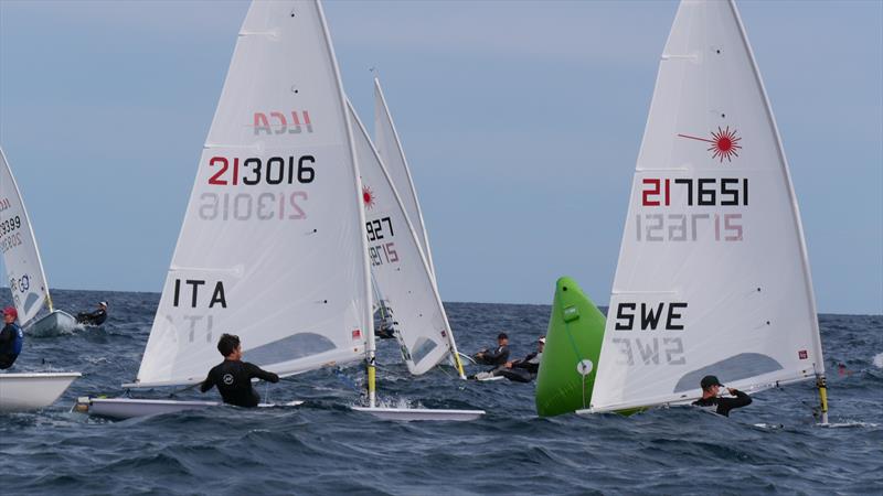 ILCA Vilamoura European Continental Qualification day 3 photo copyright Jon Emmett taken at Vilamoura Sailing and featuring the ILCA 7 class