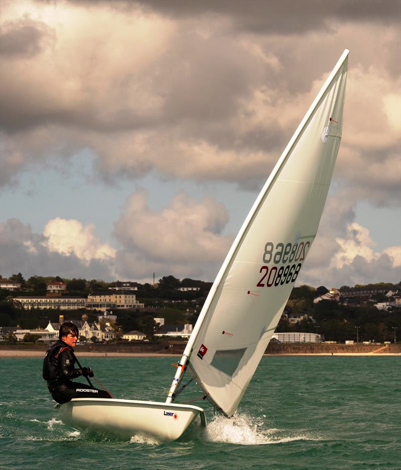 Class 8, 1st 208968 Kai Surcouf, during the RCIYC Jersey Spring Regatta photo copyright Simon Ropert taken at Royal Channel Islands Yacht Club and featuring the ILCA 7 class