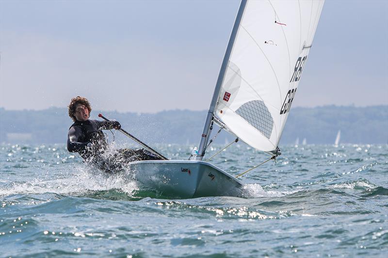 Finley Dickinson wins the ILCA7 50th Anniversary Regatta at Stokes Bay photo copyright Georgie Altham / www.facebook.com/galthamphotography taken at Stokes Bay Sailing Club and featuring the ILCA 7 class