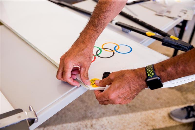 Measuring boats ahead of Tokyo 2020 photo copyright World Sailing taken at  and featuring the ILCA 7 class