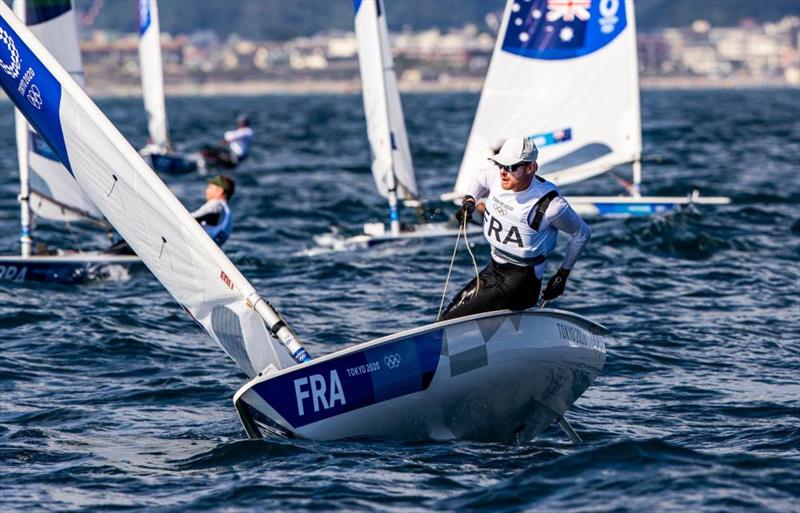 Jean-Baptiste Bernaz (FRA) in the Men's ILCA 7Tokyo 2020 Olympic Sailing Competition Day 1 - photo © Sailing Energy / World Sailing