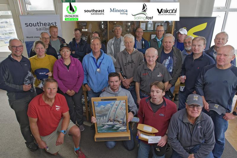 ILCA 7 prize winners in the 2021 UKLA Masters Inlands at Grafham photo copyright Paul Sanwell taken at Grafham Water Sailing Club and featuring the ILCA 7 class