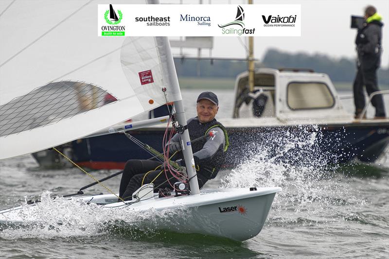 Andy Holdsworth during the 2021 UKLA Masters Inlands at Grafham photo copyright Paul Sanwell taken at Grafham Water Sailing Club and featuring the ILCA 7 class