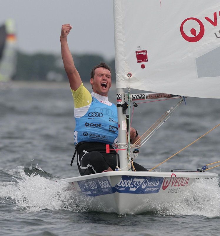 Philipp Buhl (Germany) wins the Laser class at Kieler Woche photo copyright www.segel-bilder.de taken at  and featuring the ILCA 7 class
