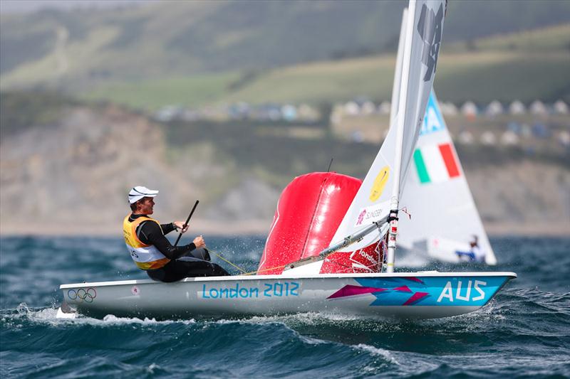 Laser racing on day seven of the London 2012 Olympic Sailing Competition photo copyright Tom Gruitt / www.tom-gruitt.co.uk taken at Weymouth & Portland Sailing Academy and featuring the ILCA 7 class