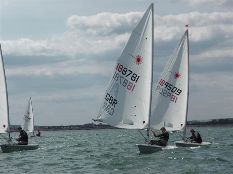 Laser South Coast Grand Prix at Lancing photo copyright Isabelle Jackson taken at Lancing Sailing Club and featuring the ILCA 7 class