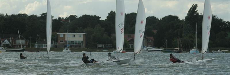 Lasers at the Waldringfield Cartoon Trophy - photo © Alexis Smith