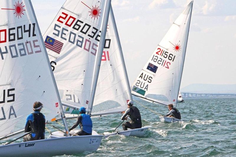 Laser fleet photo copyright Gordon Hyde taken at Royal Brighton Yacht Club and featuring the ILCA 7 class