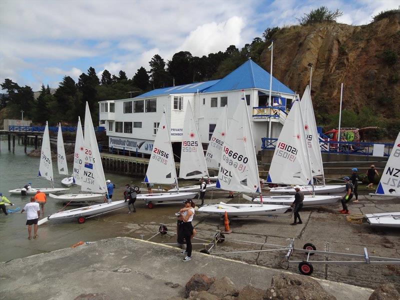 NZ Laser Nationals 2018, Naval Point SC, Lyttleton _ day 2 photo copyright NZ Laser Assoc taken at  and featuring the ILCA 7 class