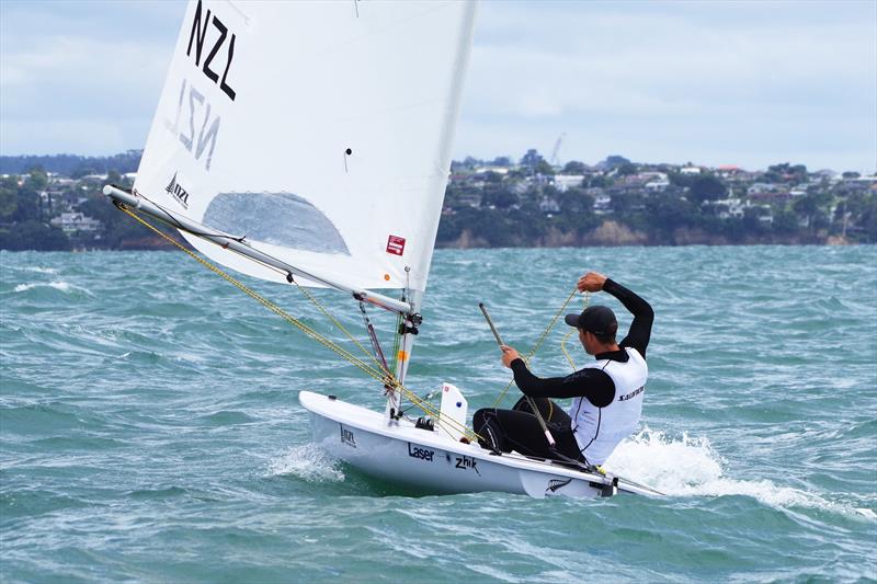Oceanbridge NZL Sailing Regatta, Day 2, February 5, 2018 photo copyright Yachting New Zealand taken at Murrays Bay Sailing Club and featuring the ILCA 7 class