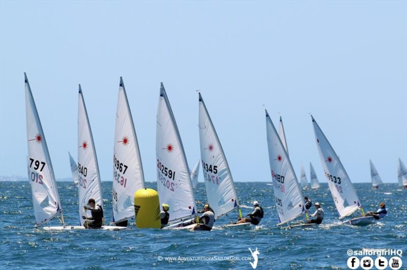 Oceanic and Australian Lasers Masters 2018 photo copyright Nic Douglass / www.AdventuresofaSailorGirl.com taken at Maroochy Sailing Club and featuring the ILCA 7 class