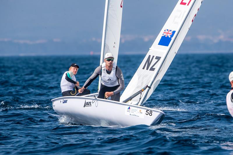 Laser - Sam Meech - Sailing World Cup, Hyeres, April 29, 2018 photo copyright Jesus Renedo / Sailing Energy taken at  and featuring the ILCA 7 class