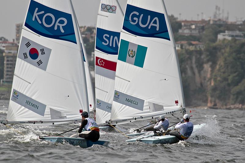 Emerging Nations are likely to suffer from the advent of four Mixed Events in 2024 - 2016 Olympic Regatta, Rio de Janeiro photo copyright Richard Gladwell taken at  and featuring the ILCA 7 class