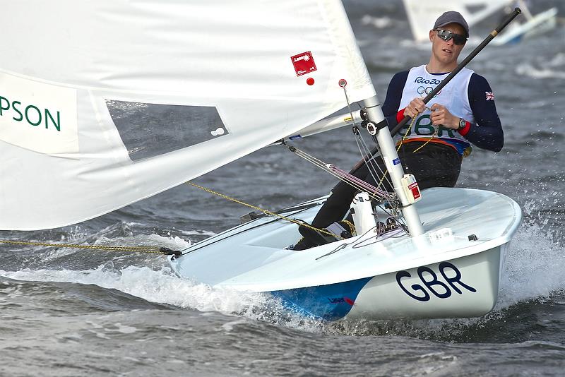 International Laser - 2016 Olympic Regatta, Rio de Janeiro photo copyright Richard Gladwell taken at  and featuring the ILCA 7 class