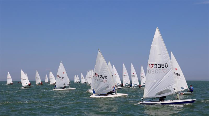 Laserfest Tri-Series Round 2 at Whitstable  photo copyright Nicky Whatley taken at Whitstable Yacht Club and featuring the ILCA 7 class