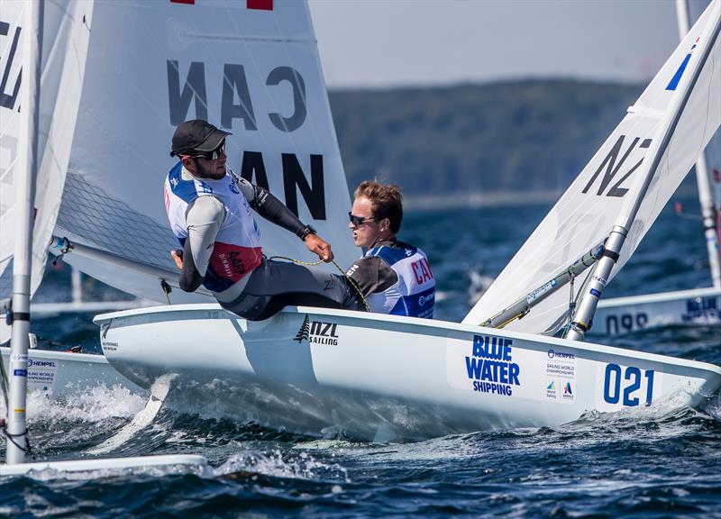 Andrew Mckenzie (NZL) Laser  - Day 2 - Hempel Sailing World Championships, Aarhus, Denmark - photo © Sailing Energy / World Sailing