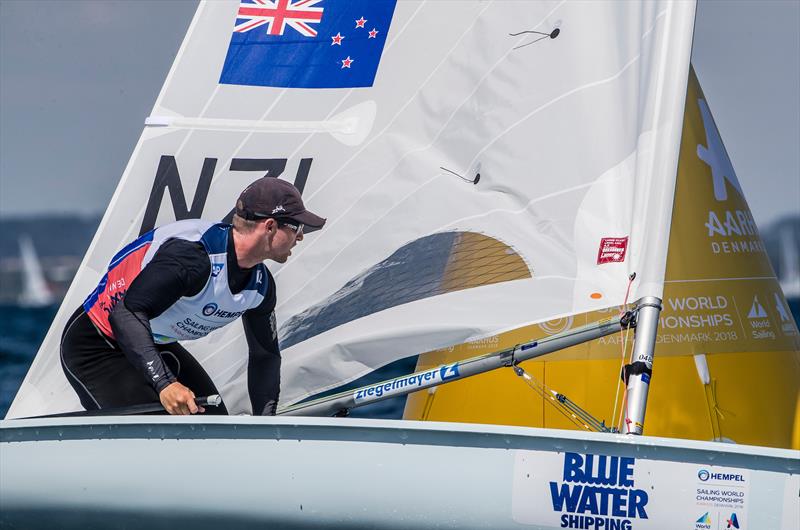 Laser (NZL) - Hempel Sailing World Championships - Day 2 photo copyright Sailing Energy / World Sailing taken at Sailing Aarhus and featuring the ILCA 7 class