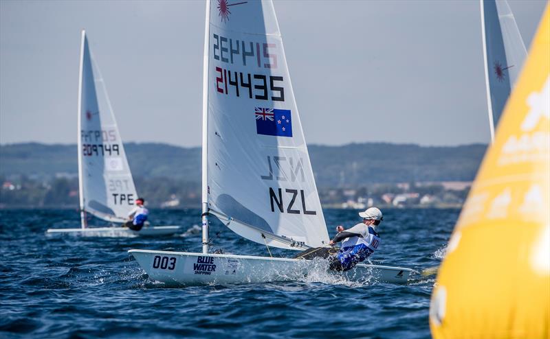 Sam Meech (NZL) - Hempel Sailing World Championships - Day 2 photo copyright Sailing Energy / World Sailing taken at Sailing Aarhus and featuring the ILCA 7 class