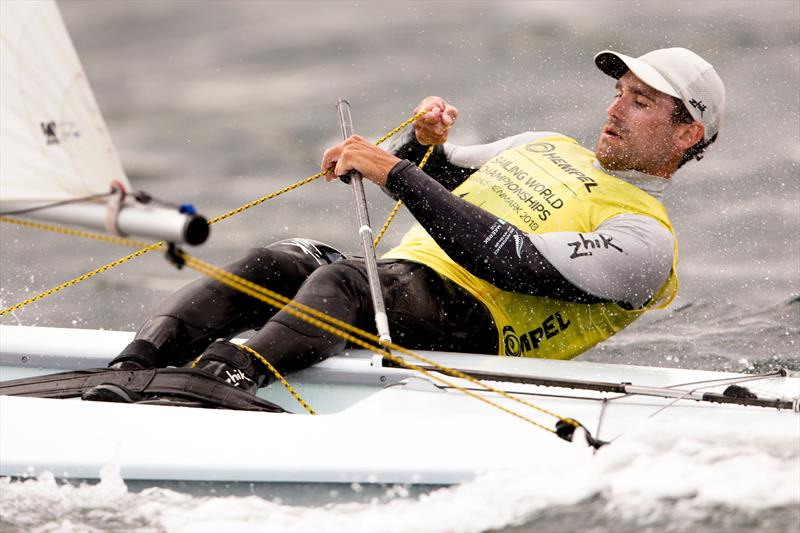 Sam Meech (NZL) - Laser- Day 3 - Hempel Sailing World Championships, Aarhus, Denmark photo copyright Sailing Energy taken at Sailing Aarhus and featuring the ILCA 7 class