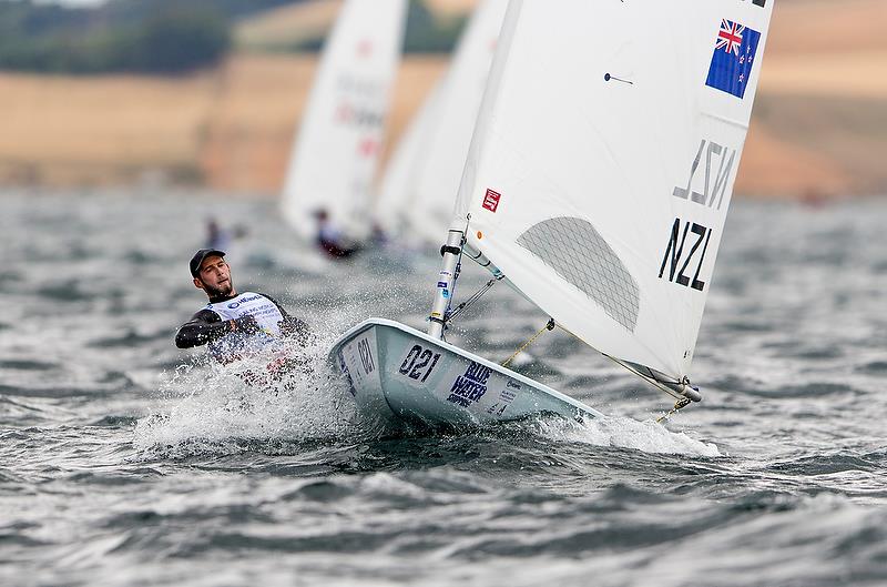  Andrew McKenzie (NZL) - Laser - Day 4 - Hempel Sailing World Championships, Aarhus - August 2018 photo copyright Sailing Energy / World Sailing taken at  and featuring the ILCA 7 class