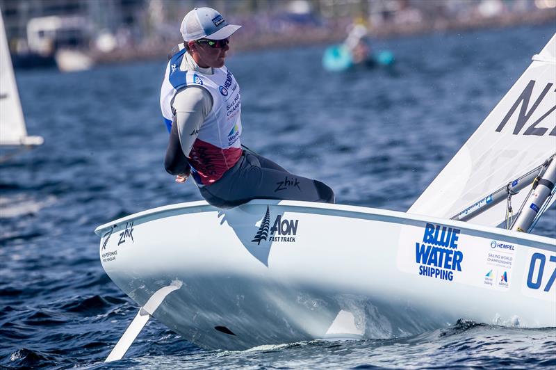 George Gautrey (NZL) - Laser - Hempel Sailing World Championships, Aarhus, Denmark, August 2018 - photo © Sailing Energy / World Sailing