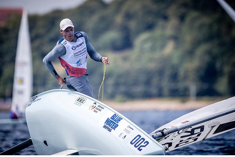 Laser - Hempel Sailing World Championships - Aarhus, Denmark - August 2018 photo copyright Sailing Energy / World Sailing taken at  and featuring the ILCA 7 class